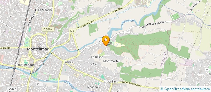 localisation de l'entreprise SPFPL DANIEL KHOURY  MONTELIMAR