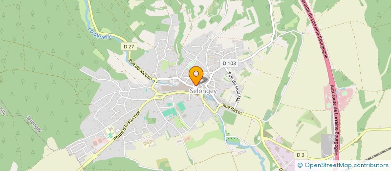 localisation de l'entreprise SPFPL DAUCHE GUILLEMIN  SELONGEY