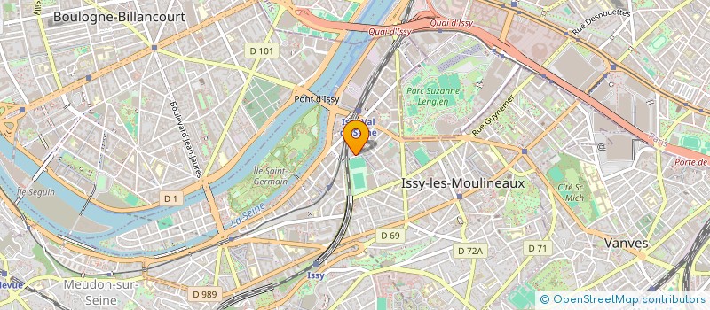 localisation de l'entreprise SPFPL DAVAAC à ISSY-LES-MOULINEAUX