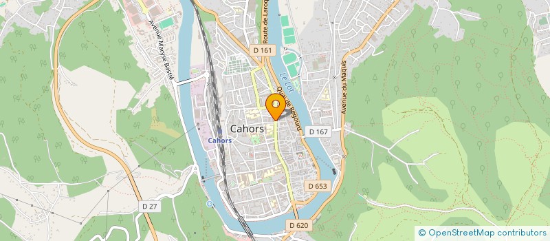 localisation de l'entreprise SPFPL DAVID LEWI - SOCIETE DE PARTICIPATIONS FINANCIERES DE PROFESSION LIBERALE DE PHARMACIENS D'OFFICINE  CAHORS