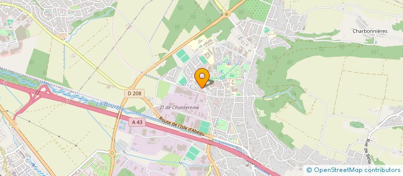 localisation de l'entreprise SPFPL DE CHAMPFLEURI  BOURGOIN-JALLIEU