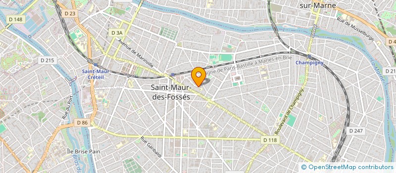 localisation de l'entreprise SPFPL DE CHIRURGIEN-DENTISTE AURELIE FIRMIN à SAINT-MAUR-DES-FOSSES