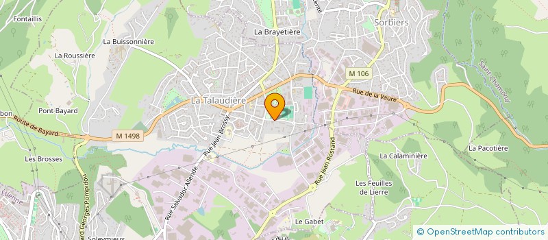 localisation de l'entreprise SPFPL DE CHIRURGIEN-DENTISTE FIPA  LA TALAUDIERE