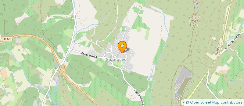 localisation de l'entreprise SPFPL DE CHIRURGIEN-DENTISTE SIGYN  GUZARGUES