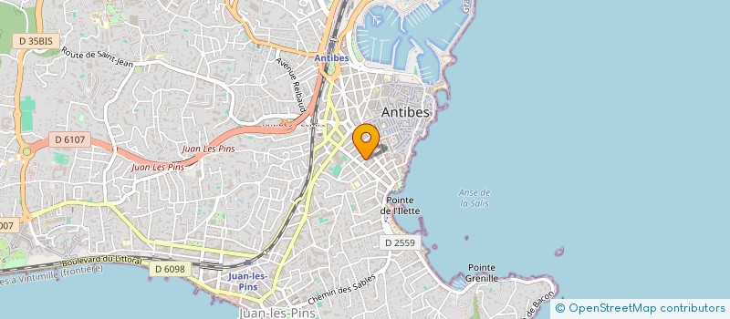localisation de l'entreprise SPFPL DE CHIRURGIENS-DENTISTES ANTELOPE à ANTIBES