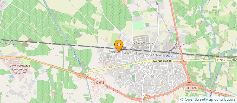 localisation de l'entreprise SPFPL DE CHIRURGIENS DENTISTES AUDREY FORTO  VIAS