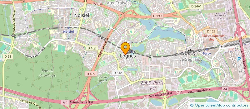 localisation de l'entreprise SPFPL DE CHIRURGIENS-DENTISTES AVALLON PARTICIAPTIONS à LOGNES