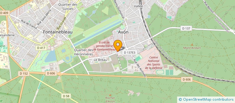 localisation de l'entreprise SPFPL DE CHIRURGIENS-DENTISTES HOLDING GAMBETTA à AVON