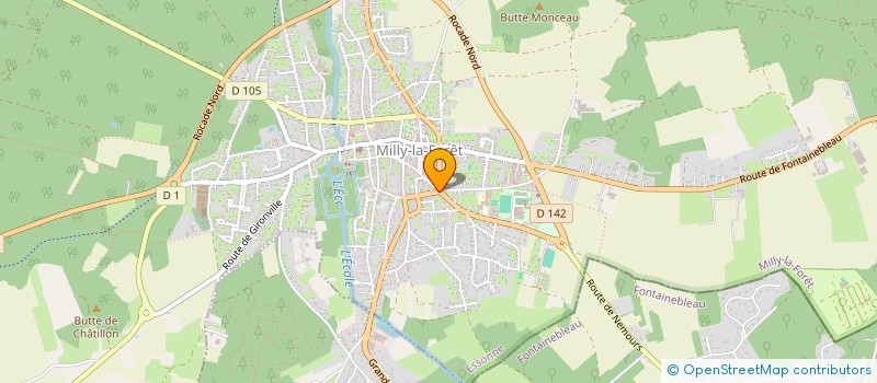localisation de l'entreprise SPFPL DE CHIRURGIENS-DENTISTES SHACAPS à MILLY-LA-FORET