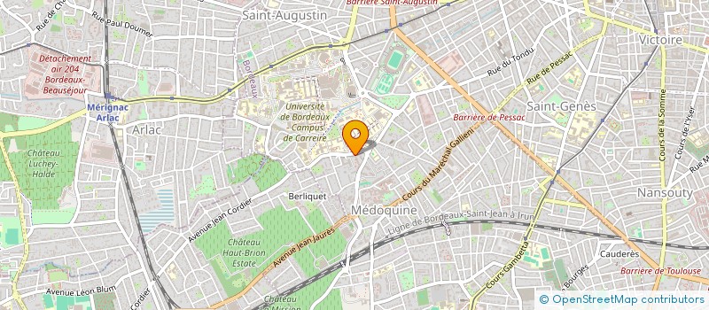 localisation de l'entreprise SPFPL DE JULI PIERRE à GRADIGNAN