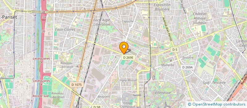 localisation de l'entreprise SPFPL DE L'ALLIANCE à GRENOBLE