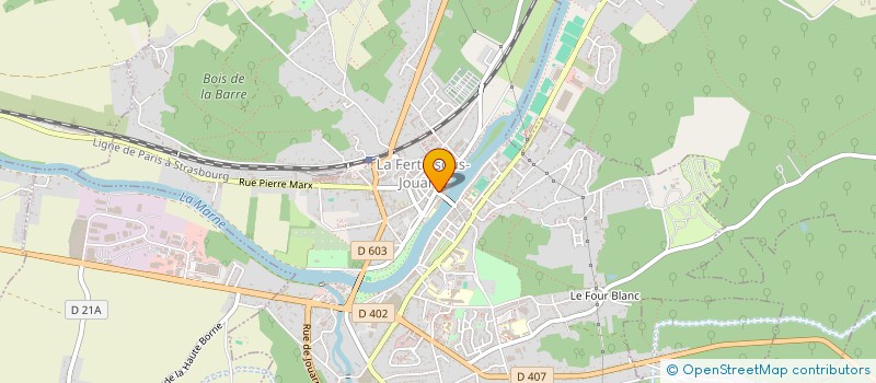 localisation de l'entreprise SPFPL DE L'ILE à LA FERTE-SOUS-JOUARRE