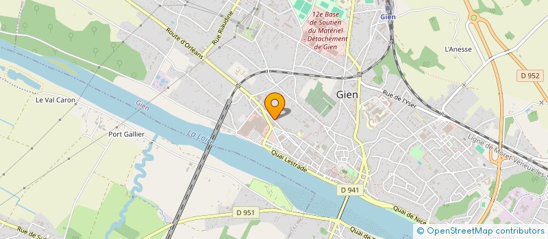 localisation de l'entreprise SPFPL DE LA LOIRE à GIEN
