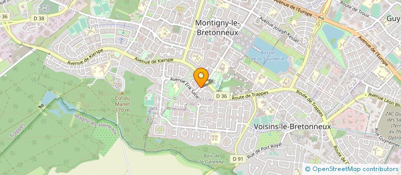 localisation de l'entreprise SPFPL DE LA MARE CAILLON  MONTIGNY-LE-BRETONNEUX