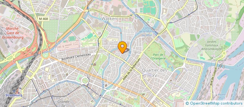 localisation de l'entreprise SPFPL DE MEDECIN AMEN CAPITAL à STRASBOURG