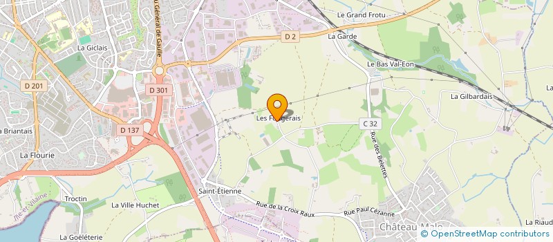 localisation de l'entreprise SPFPL DE MEDECIN DU DOCTEUR JACQUES GEORGEAULT  SAINT-MALO