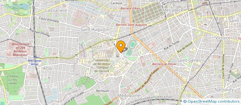 localisation de l'entreprise SPFPL DE MEDECIN GILU  BORDEAUX