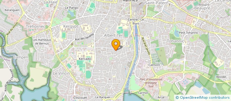 localisation de l'entreprise SPFPL DE MEDECIN MAGE à VANNES