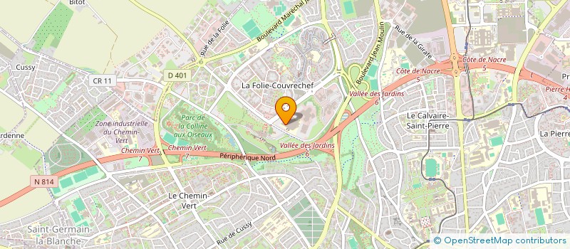localisation de l'entreprise SPFPL DE MEDECIN THOMAS DUDOIT à CAEN