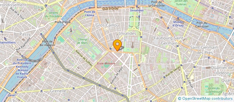 localisation de l'entreprise SPFPL DE MEDECIN TOURVILLE  PARIS