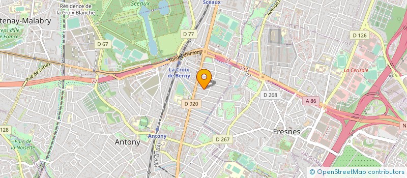 localisation de l'entreprise SPFPL DE MEDECINS TIM-PAT à ANTONY