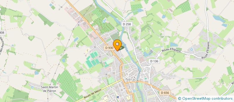 localisation de l'entreprise SPFPL DE NOTAIRES DE L'ALBRET  NERAC