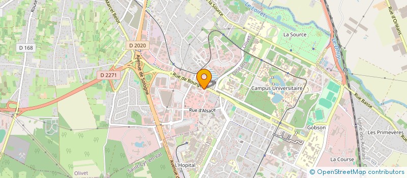 localisation de l'entreprise SPFPL DE NOTAIRES MONTANA à OLIVET