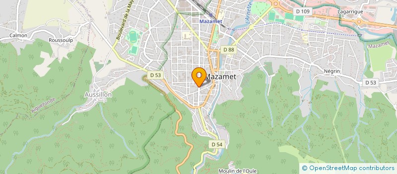 localisation de l'entreprise SPFPL DE NOTAIRES STANISLAS  MAZAMET