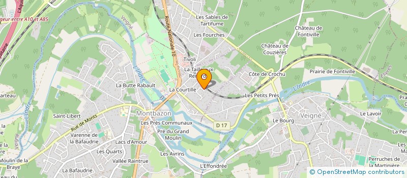 localisation de l'entreprise SPFPL DE PHARMACIEN D'OFFICINE 2C3J  MONTBAZON