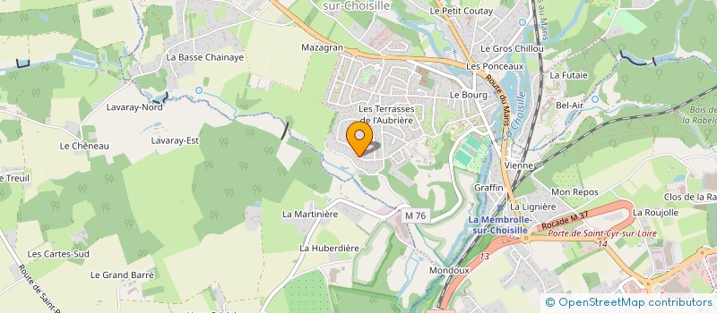 localisation de l'entreprise SPFPL DE PHARMACIEN D'OFFICINE  LA MEMBROLLE-SUR-CHOISILLE