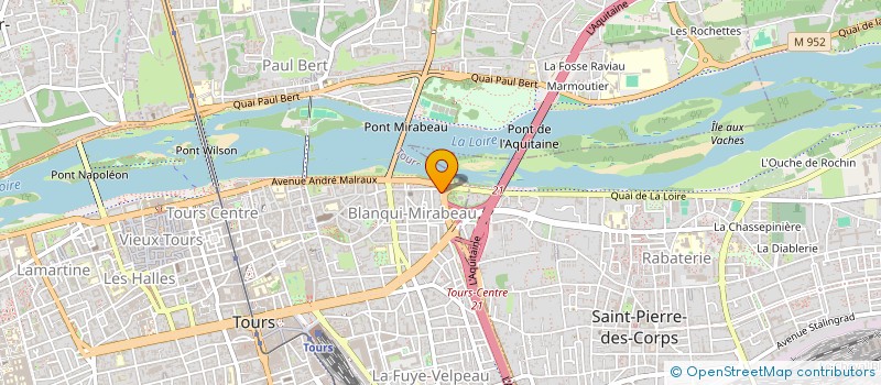 localisation de l'entreprise SPFPL DE PHARMACIEN D'OFFICINE ANAKAO  TOURS