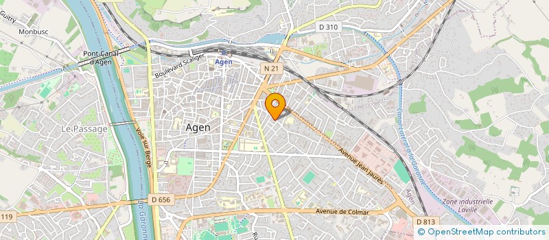 localisation de l'entreprise SPFPL DE PHARMACIEN D'OFFICINE HOLDING ALIRA  LE PASSAGE