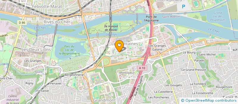 localisation de l'entreprise SPFPL DE PHARMACIEN D'OFFICINE MICAUX INVEST  TOURS