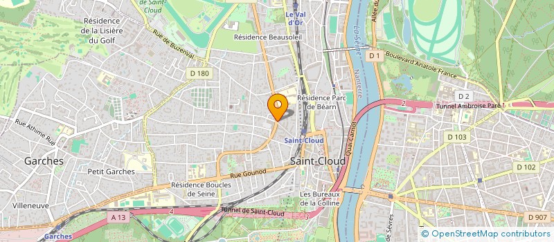 localisation de l'entreprise SPFPL DE PHARMACIENS D'OFFICINE A RESPONSABILITE LIMITE UCB à SAINT-CLOUD