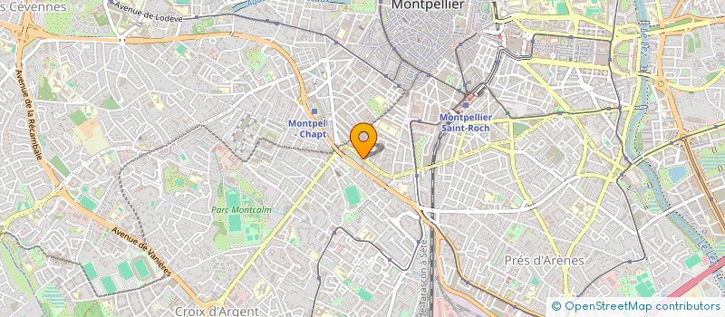 localisation de l'entreprise SPFPL DE PHARMACIENS D'OFFICINE A RESPONSABILITE LIMITEE AMELIE POY à MONTPELLIER