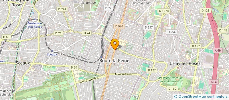 localisation de l'entreprise SPFPL DE PHARMACIENS D'OFFICINE A RESPONSABILITE LIMITEE BOURG LA REINE à BOURG-LA-REINE