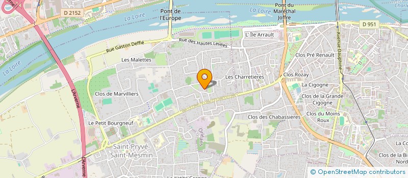 localisation de l'entreprise SPFPL DE PHARMACIENS D'OFFICINE A RESPONSABILITE LIMITEE CHABOREL à SANDILLON