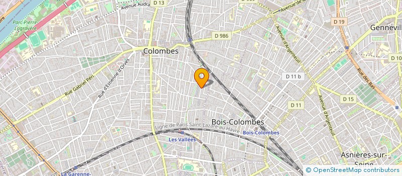 localisation de l'entreprise SPFPL DE PHARMACIENS D'OFFICINE A RESPONSABILITE LIMITEE CHOLLET à COLOMBES