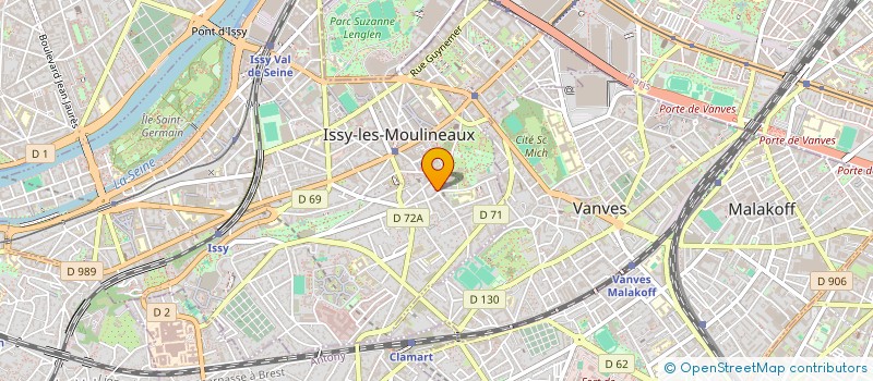 localisation de l'entreprise SPFPL DE PHARMACIENS D'OFFICINE A RESPONSABILITE LIMITEE DARONDEAU à ISSY-LES-MOULINEAUX