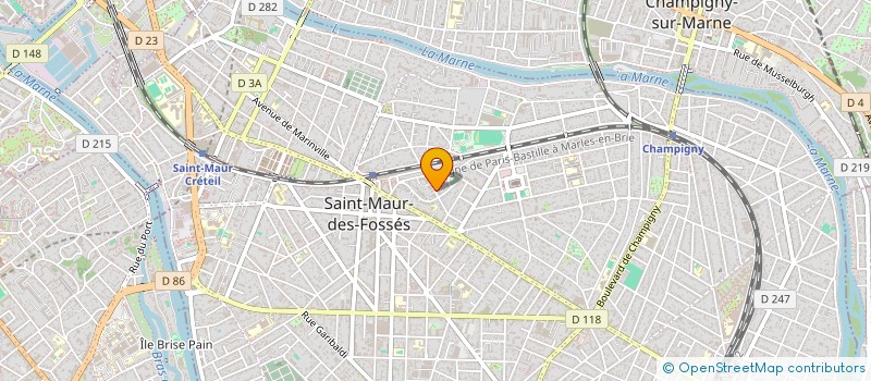 localisation de l'entreprise SPFPL DE PHARMACIENS D'OFFICINE A RESPONSABILITE LIMITEE KRIVINE à SAINT-MAUR-DES-FOSSES