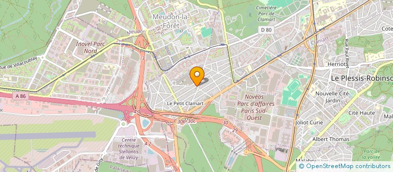 localisation de l'entreprise SPFPL DE PHARMACIENS D'OFFICINE A RESPONSABILITE LIMITEE VANOLI à CLAMART