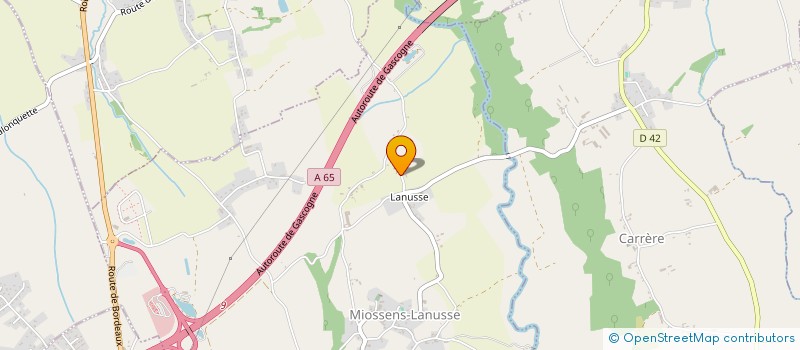 localisation de l'entreprise SPFPL DE PHARMACIENS D'OFFICINE ARRIEULA  MIOSSENS-LANUSSE