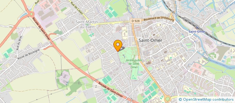 localisation de l'entreprise SPFPL DE PHARMACIENS D'OFFICINE LENGAGNE  SAINT-MARTIN-LEZ-TATINGHEM