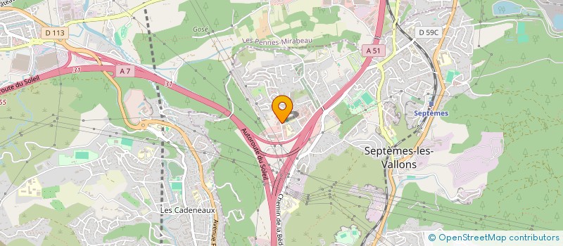 localisation de l'entreprise SPFPL DE PHARMACIENS D'OFFICINE PAR ACTIONS SIMPLIFIEE BRES à SEPTEMES LES VALLONS