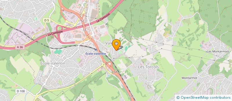 localisation de l'entreprise SPFPL DE PHARMACIENS D'OFFICINE PAR ACTIONS SIMPLIFIEE GAUTHIER à ECOLE-VALENTIN