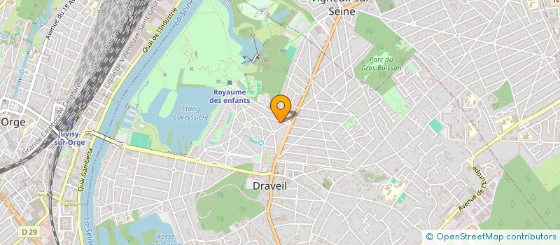 localisation de l'entreprise SPFPL DE PHARMACIENS D'OFFICINE PAR ACTIONS SIMPLIFIEE HOUEL à DRAVEIL