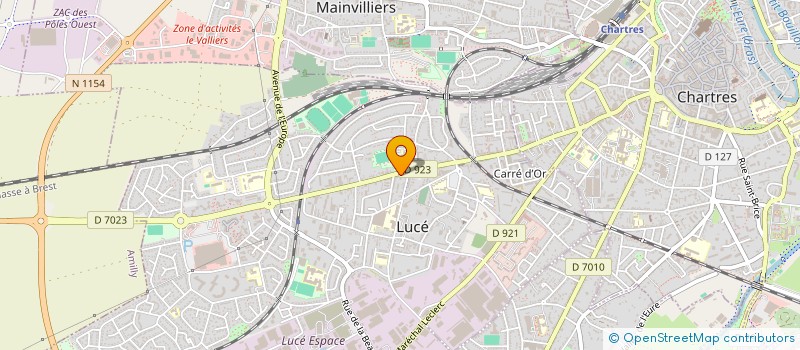 localisation de l'entreprise SPFPL DE PHARMACIENS D'OFFICINE RIBOLLET à LUCE
