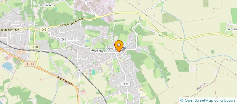 localisation de l'entreprise SPFPL DE REYRIEUX à REYRIEUX