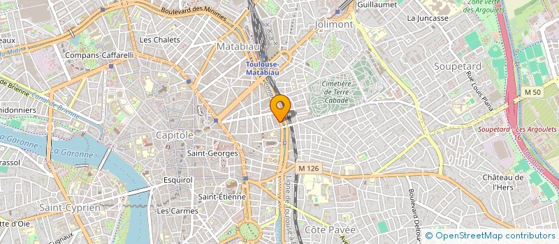 localisation de l'entreprise SPFPL DE THONEL  TOULOUSE