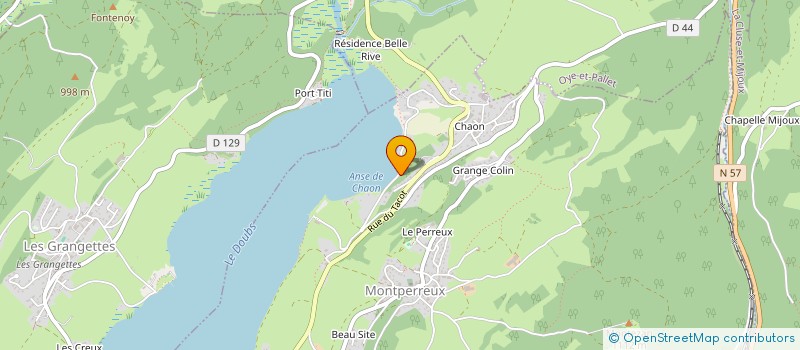 localisation de l'entreprise SPFPL DE VETERINAIRE DISPAUX BENJAMIN  LABERGEMENT-SAINTE-MARIE